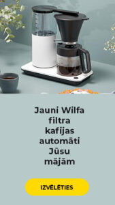 Jauni Wilfa filtra kafijas automāti Jūsu mājām