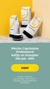 Līdz pat -40% jūsu iecienītajai Caprissimo Professional kafijai