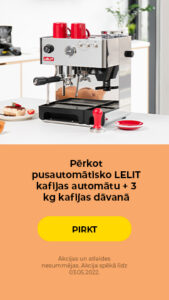 LELIT kafijas automāts + 3 kg kafijas