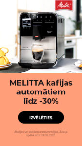 MELITTA kafijas automātiem līdz -30%