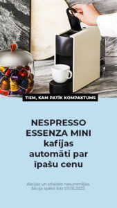 NESPRESSO ESSENZA MINI kafijas automāti par īpašu cenu