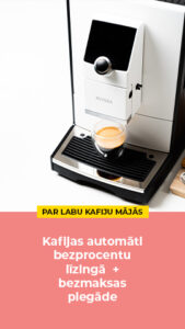 Kafijas automāti bezprocentu līzingā + bezmaksas piegāde