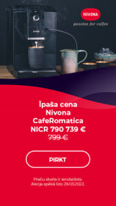 Īpaša cena Nivona CafeRomatica NICR 790 739 € 799 €