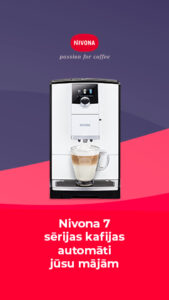 Nivona 7 sērijas kafijas automāti jūsu mājām