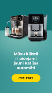 Mūsu klāstā ir pieejami jauni kafijas automāti