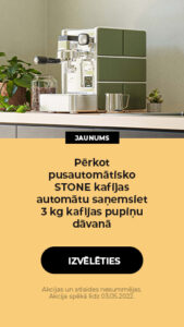 STONE kafijas automāts + 3 kg kafijas