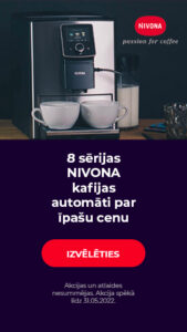 8 sērijas NIVONA kafijas automāti par īpašu cenu