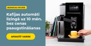 Kafijas automāti līzingā uz 24 mēn. bez cenas paaugstināšanas