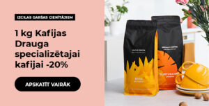 1 kg Kafijas Drauga specializētajai kafijai -20%