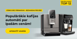 populārākie kafijas automāti par īpašām cenām!