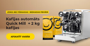 Iegādājieties Quick Mill un dāvanā saņemiet 2 kg kafijas