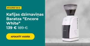 "Kafijas dzirnaviņas Baratza “Encore White"