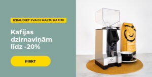 Kafijas dzirnaviņām līdz -20%