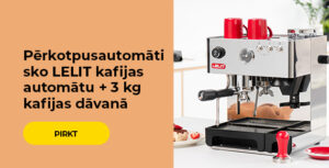 LELIT kafijas automāts + 3 kg kafijas