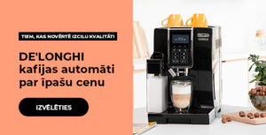 DE'LONGHI kafijas automāti par īpašu cenu