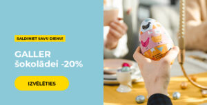 GALLER šokolādei -20%