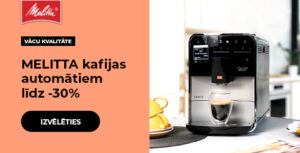 MELITTA kafijas automātiem līdz -30%