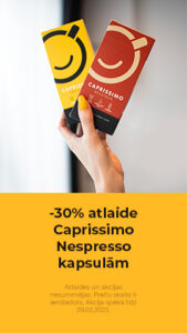 -30% atlaide Caprissimo Nespresso kapsulām