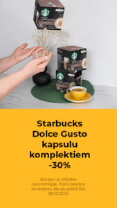 Starbucks Dolce Gusto kapsulu komplektiem -30%.