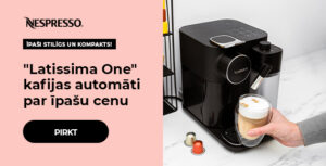 Īpaša cena "Latissima One" kapsulu kafijas automātiem
