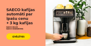 SAECO "Xelsis" un "GranAroma" kafijas automāti par īpašu cenu