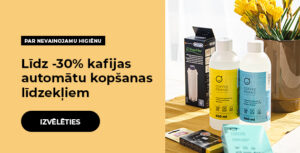 Līdz -30% kafijas automātu kopšanas līdzekļiem