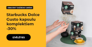 Starbucks Dolce Gusto kapsulu komplektiem -30%.