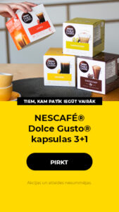 DOLCE GUSTO kapsulas 3+1"
