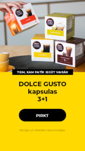 "DOLCE GUSTO kapsulas 3+1"