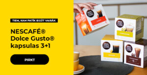 DOLCE GUSTO kapsulas 3+1"