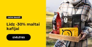 Līdz -30% maltai kafijai