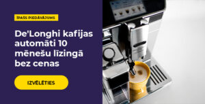 De'Longhi kavos aparatai su 10 mėnesių lizingu be pabrangimo