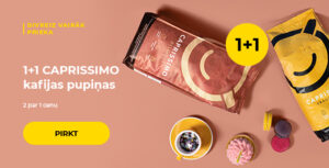 1+1 CAPRISSIMO kafijas pupiņas