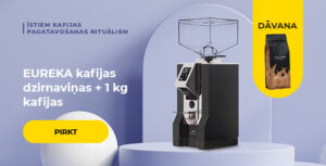 EUREKA kafijas dzirnaviņas+ 1 kg kafijas