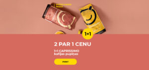 1+1 CAPRISSIMO kafijas pupiņas