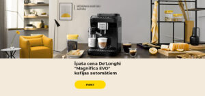 Īpaša cena De'Longhi "Magnifica EVO" kafijas automātiem