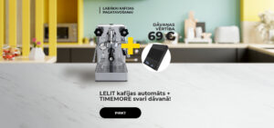 LELIT kafijas automāts + TIMEMORE svari dāvanā!