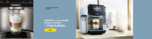 SIEMENS 7. un 9. sērijas kafijas automāti + 2 kg kafijas