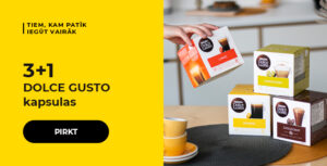 "DOLCE GUSTO kapsulas 3+1"