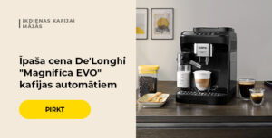 Īpaša cena De'Longhi "Magnifica EVO" kafijas automātiem
