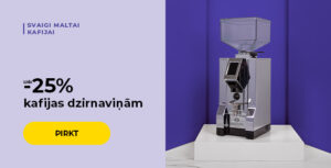 Līdz -25% kafijas dzirnaviņām