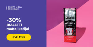 -30% BIALETTI maltai kafijai