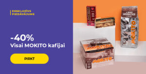 Visai MOKITO kafijai -40%
