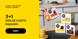 DOLCE GUSTO kapsulas 3+1
