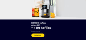 SIEMENS kafijas automāti + 4 kg kafijas