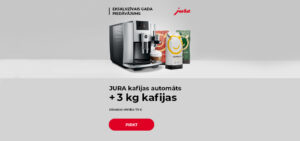 JURA kafijas automāts + 3 kg kafijas