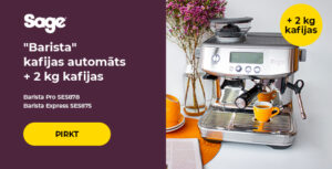 SAGE "Barista" kafijas automāts + 2 kg kafijas