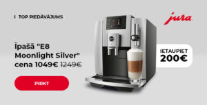 Īpašā JURA "E8 Moonlight Silver" cena 1049 €