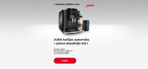 JURA kafijas automāts + piena dzesētājs 0,6 l