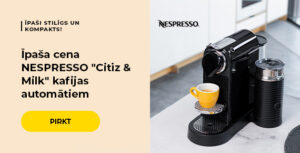 Īpaša cena NESPRESSO "Citiz & Milk" kafijas automātiem